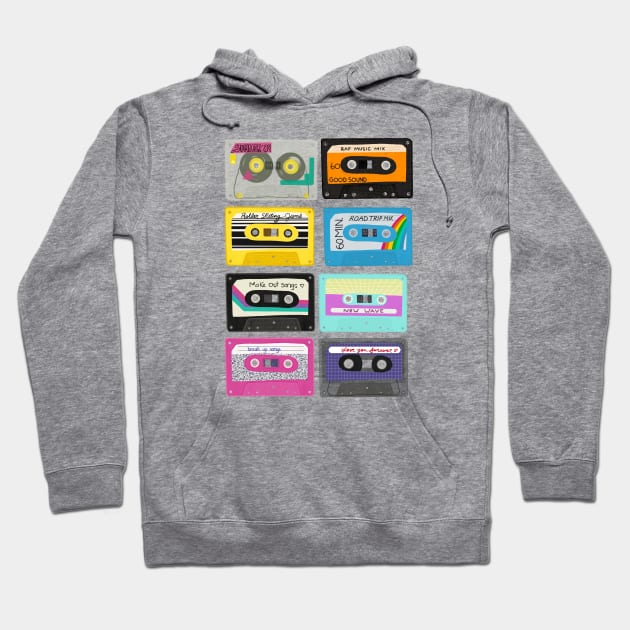 Mixtapes Hoodie by jenblove